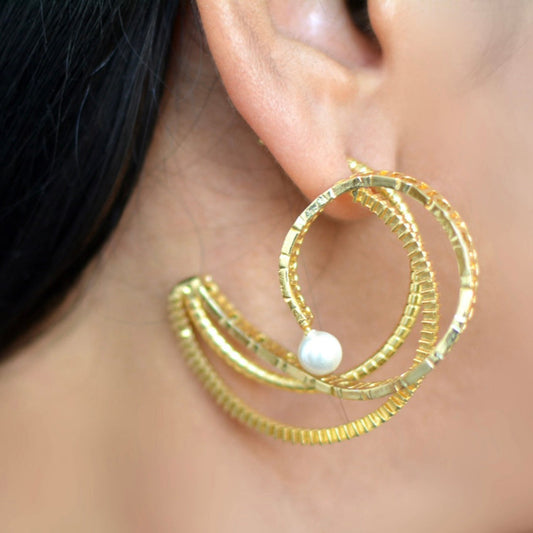 Misty earrings inspired by the legendary ballet dancer Misty Copeland