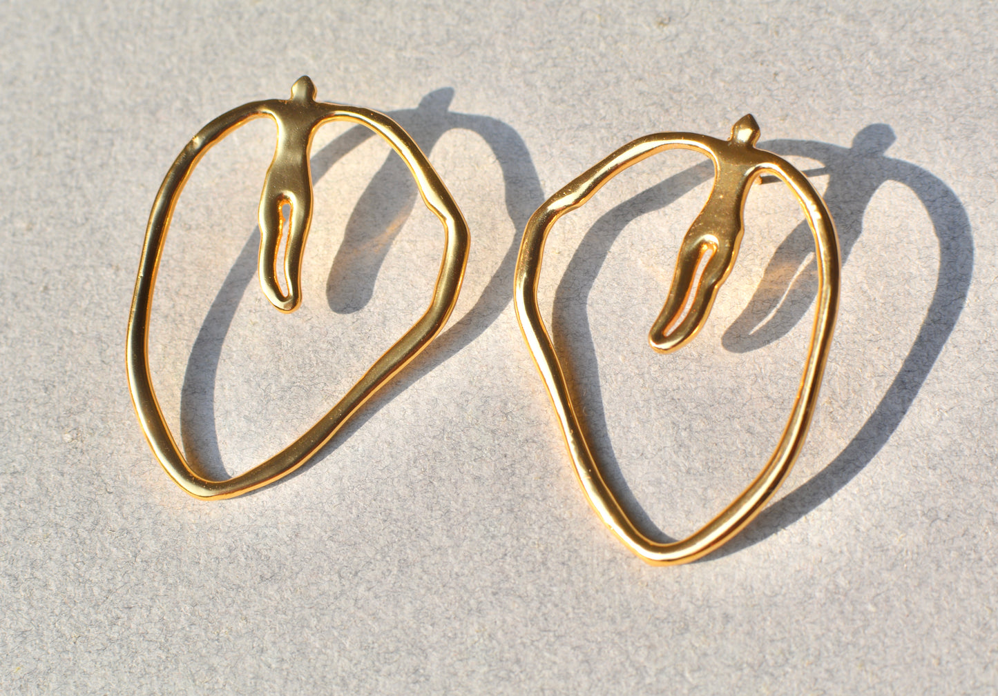 Nadia earrings - inspired by the legendary gymnast Nadia Comaneci