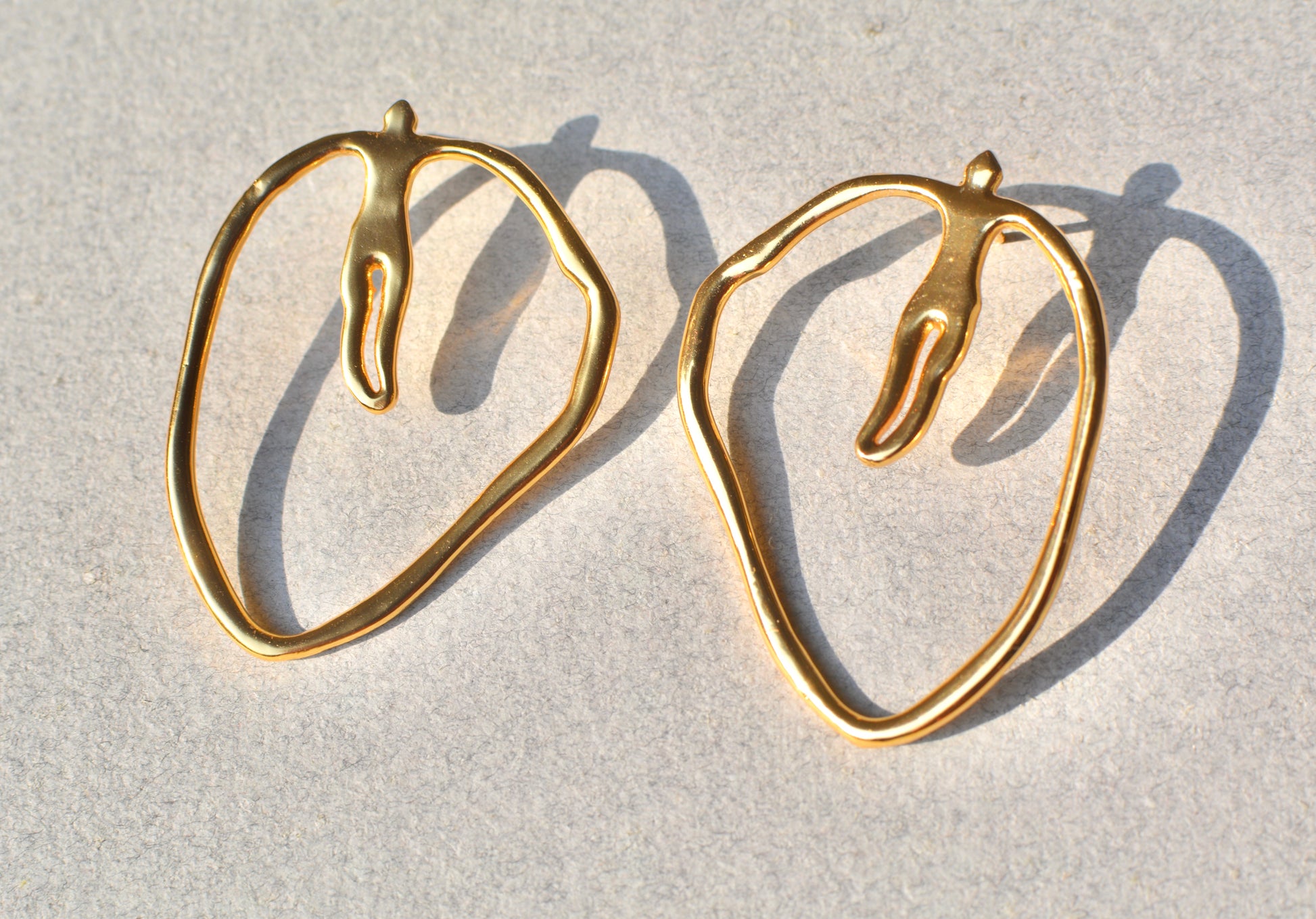 Nadia earrings - inspired by the legendary gymnast Nadia Comaneci