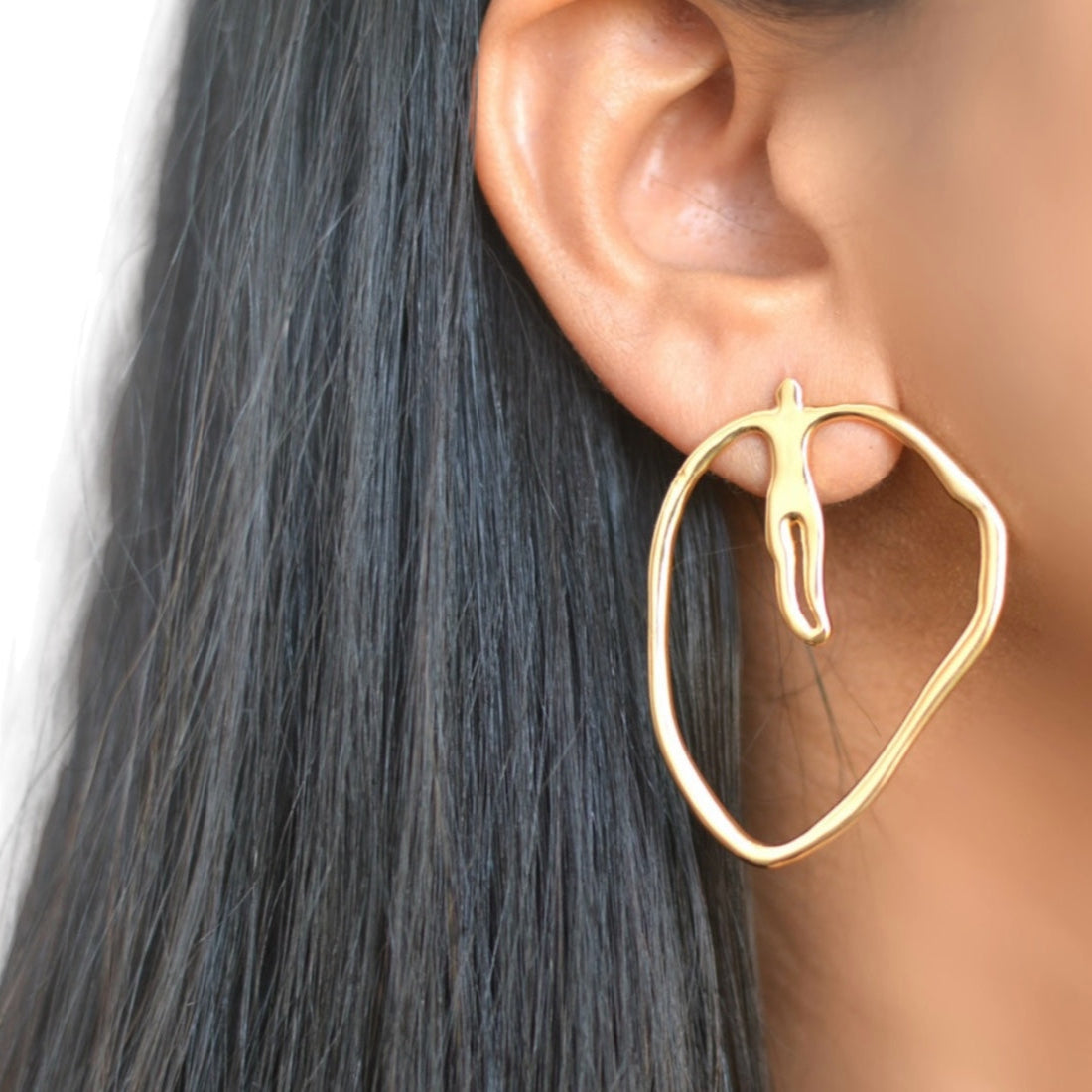 Nadia earrings - inspired by the legendary gymnast Nadia Comaneci